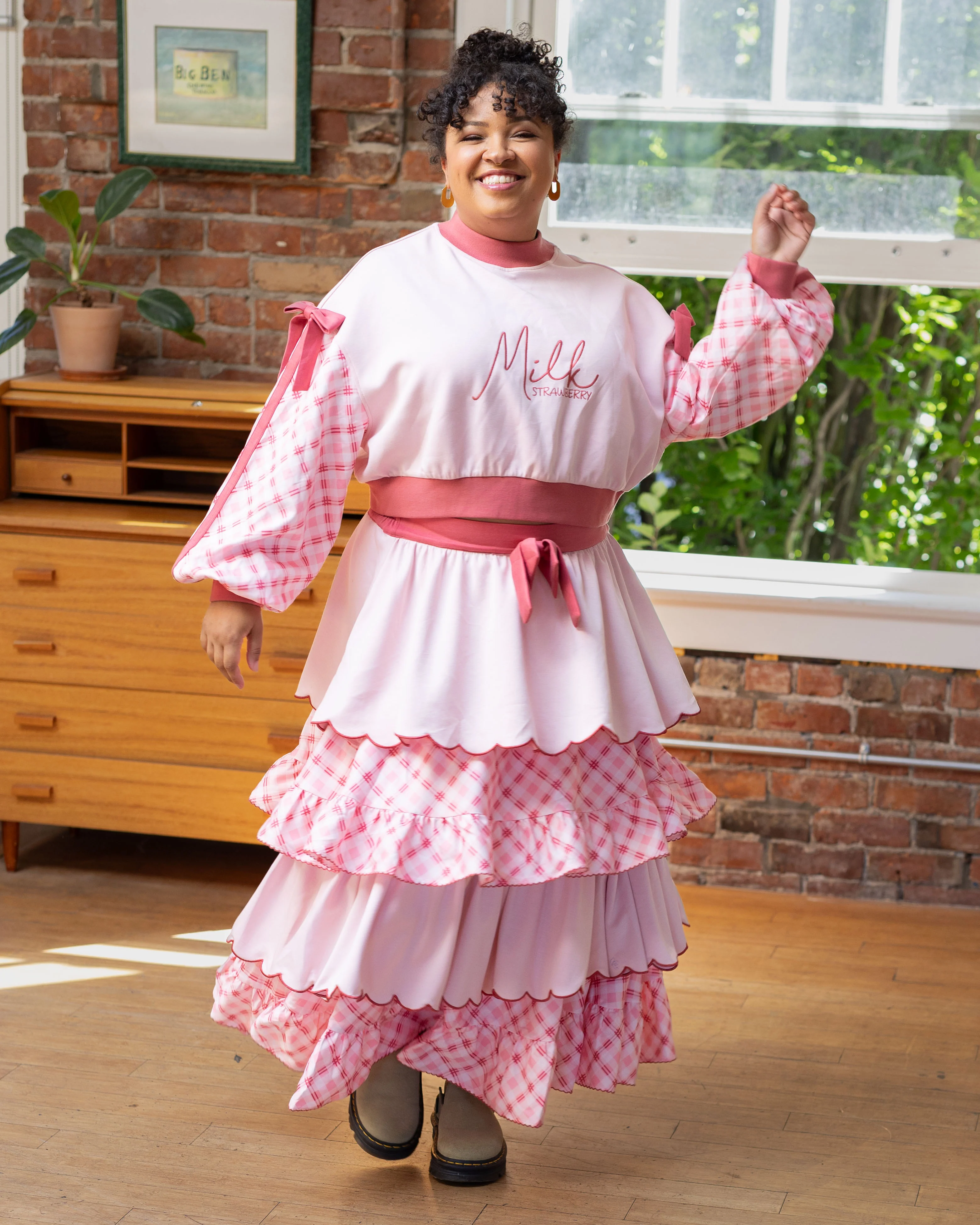 Strawberry Milk Layered Skirt - Image 14