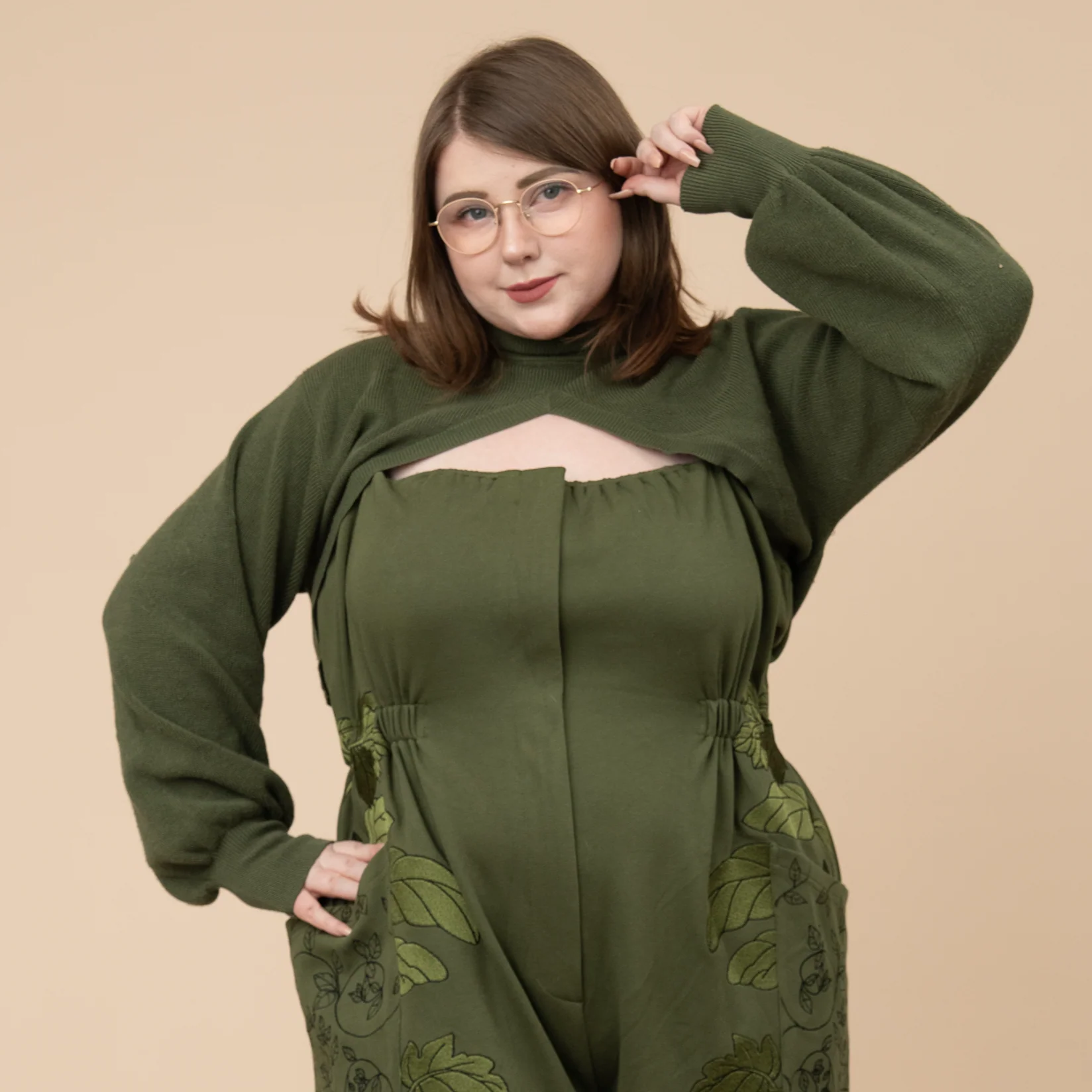 Evergreen "Shirtless Sleeves" Shrug - Image 5