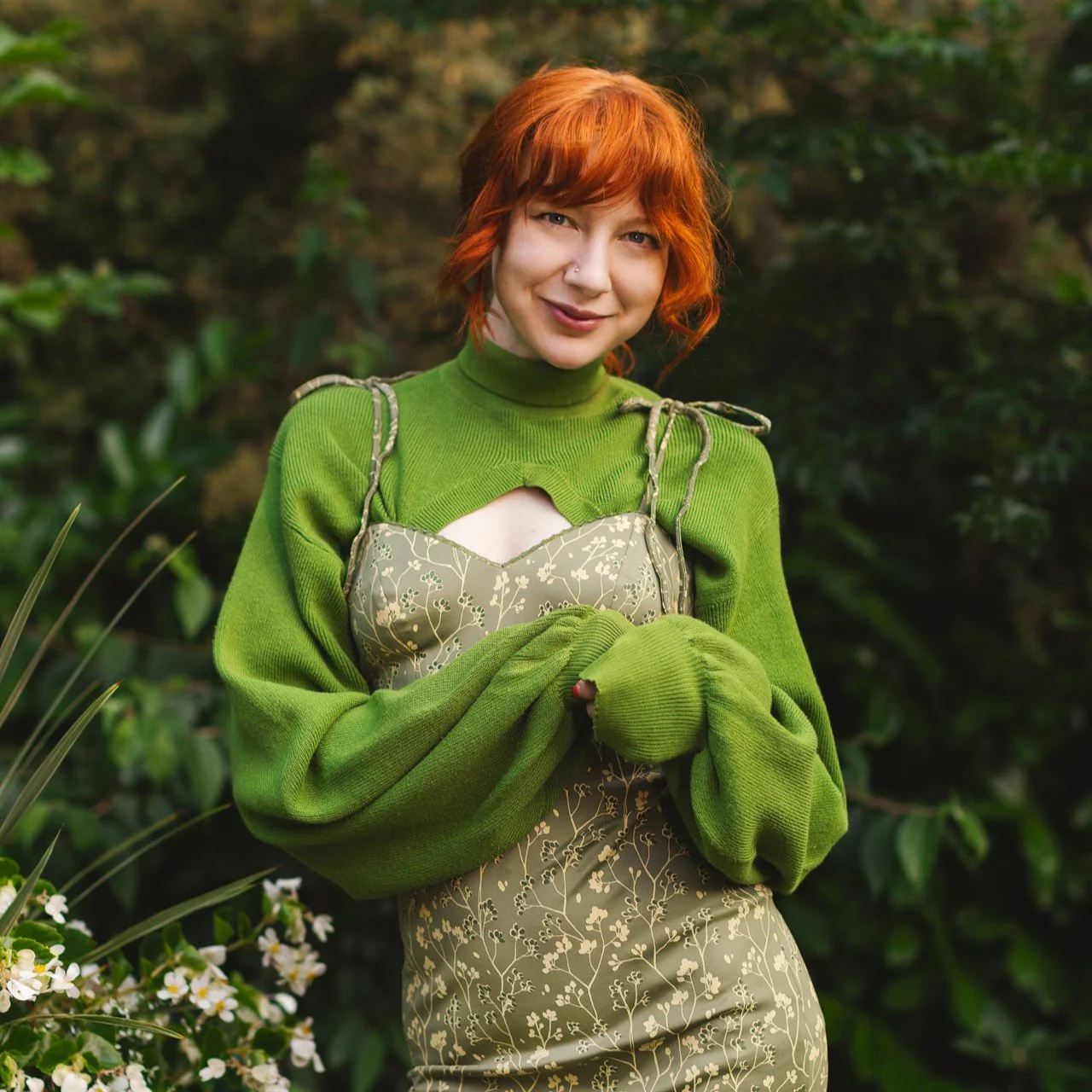 Green "Shirtless Sleeves" Shrug - Image 4