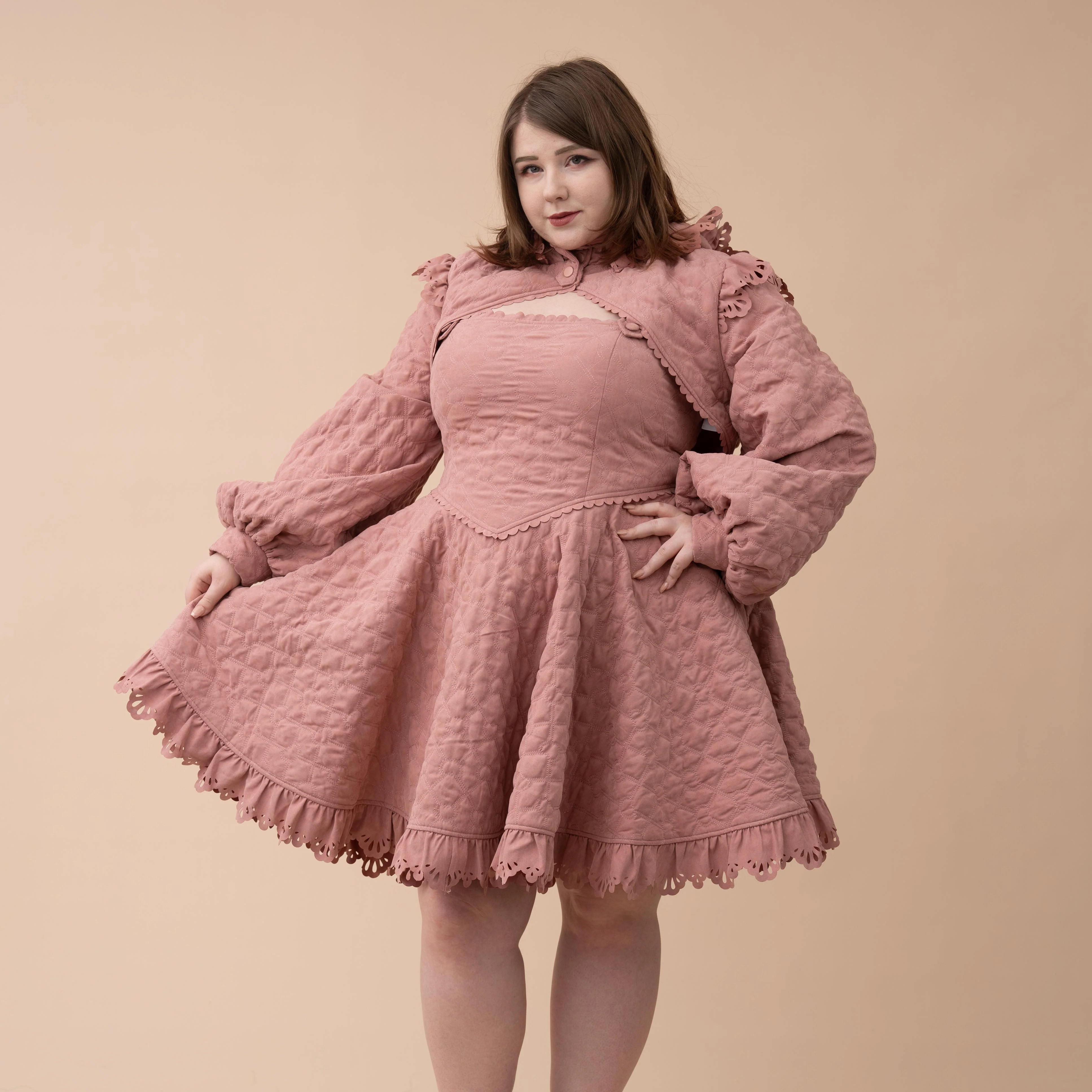 Lover's Quilted Jacket Shrug - Image 10