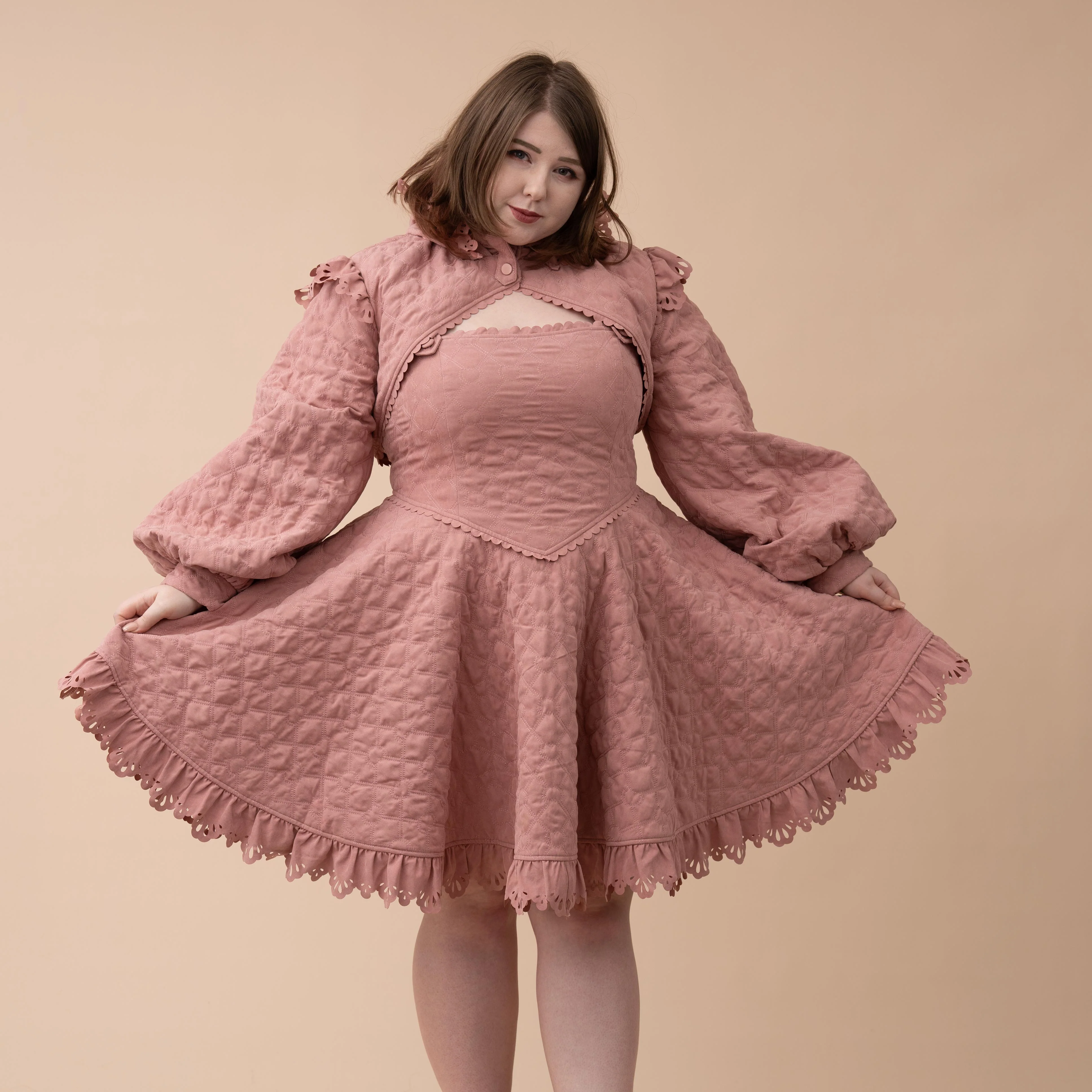 Lover's Quilted Jacket Shrug - Image 11