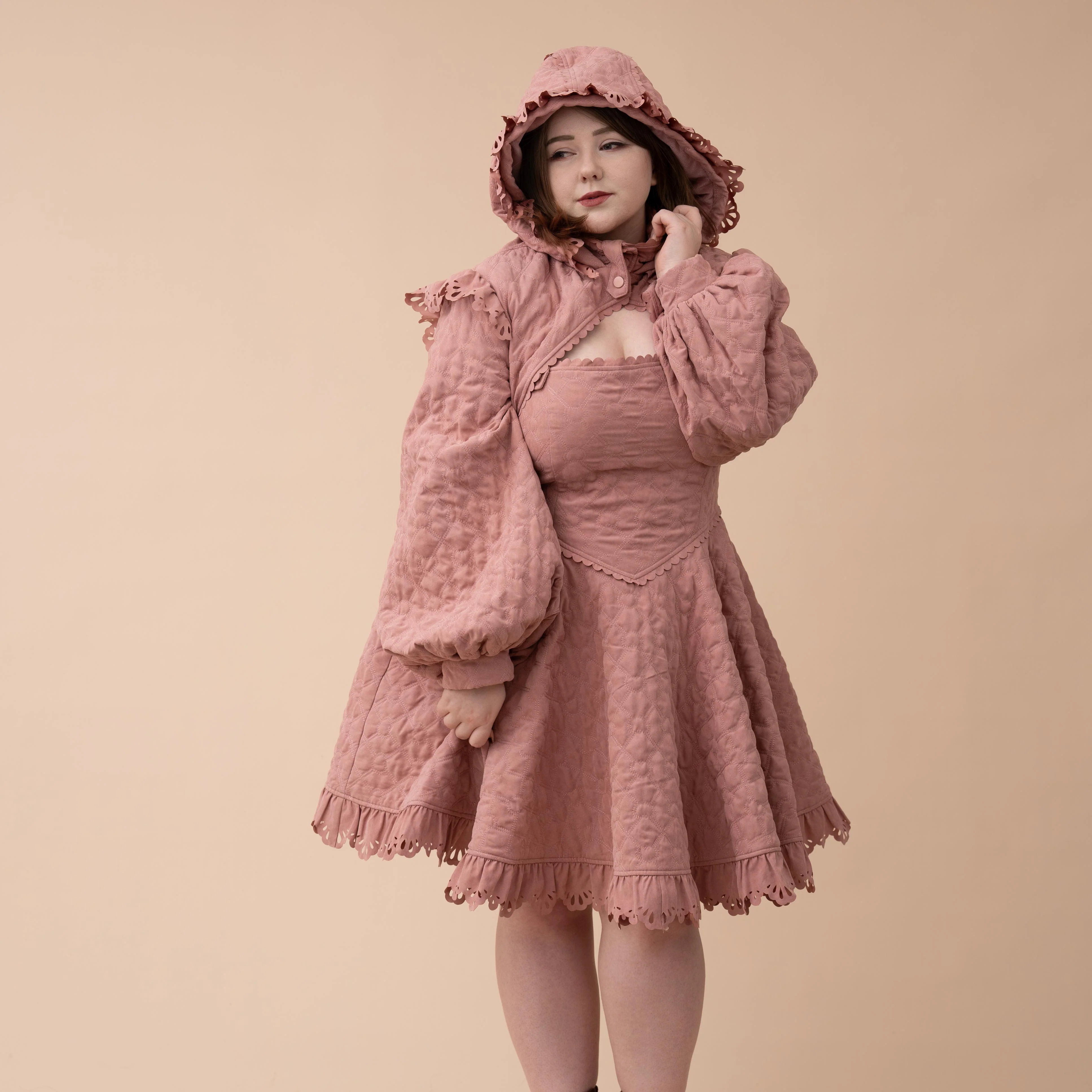 Lover's Quilted Jacket Shrug - Image 6