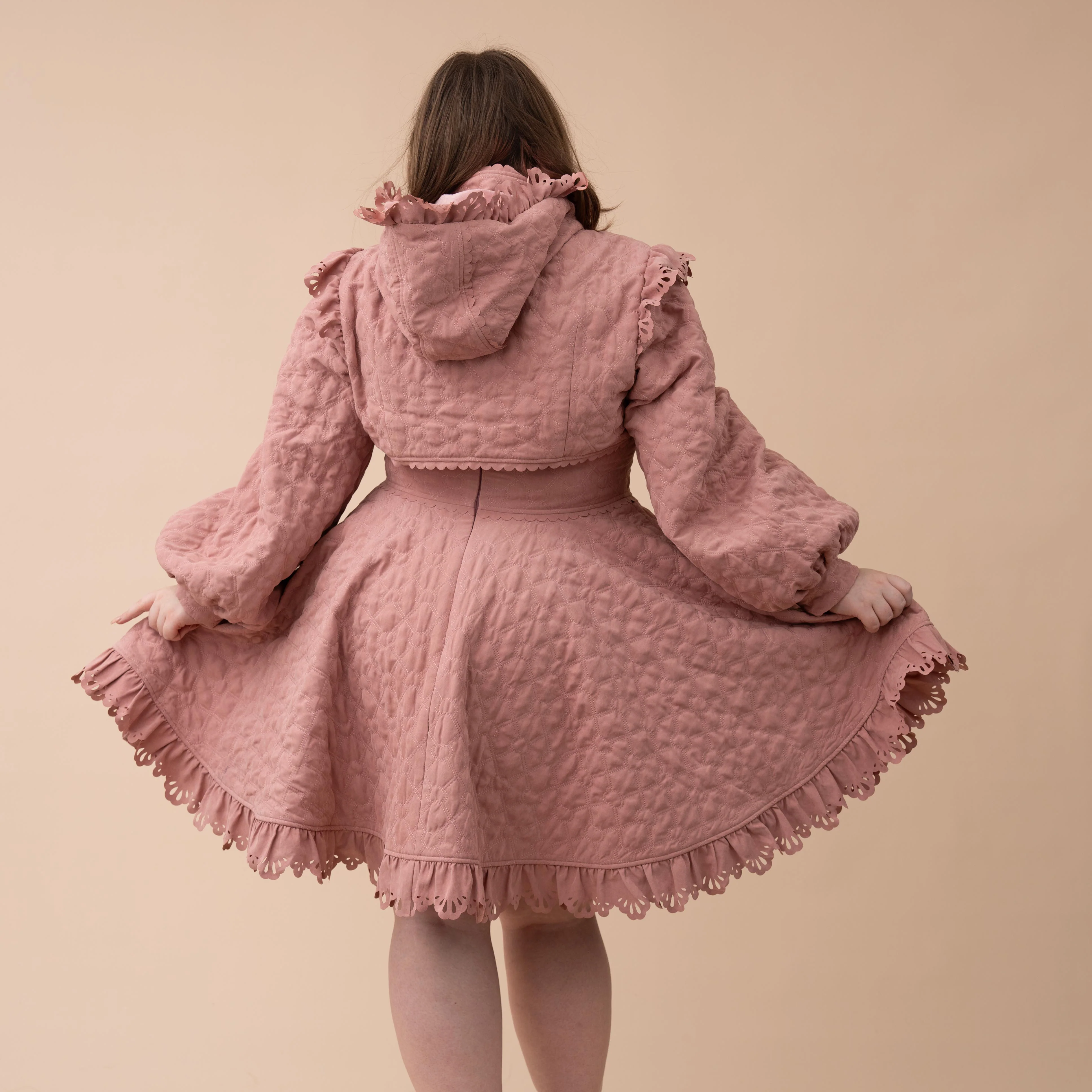 Lover's Quilted Jacket Shrug - Image 7
