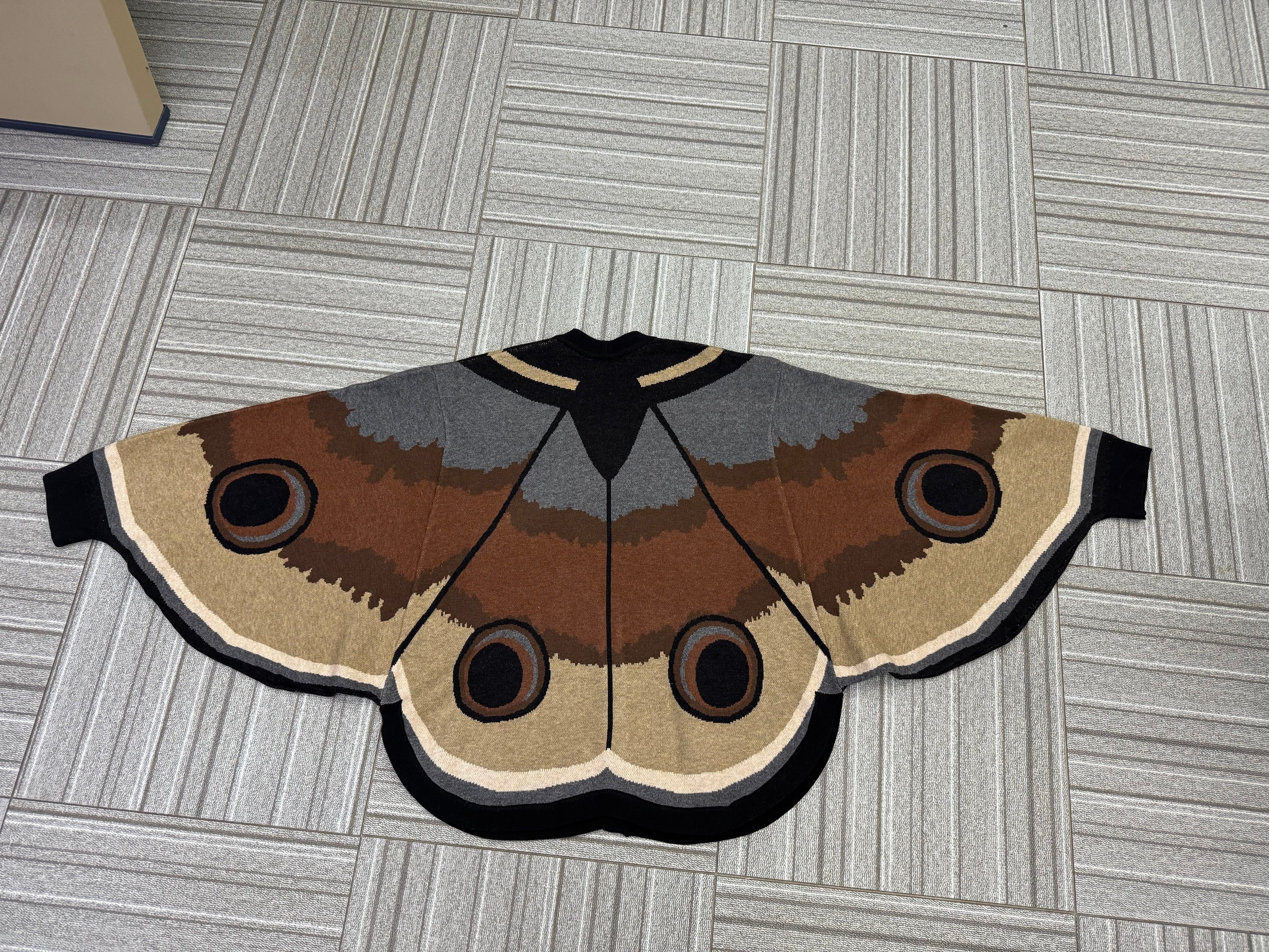 LIMITED EDITION Moth Cardigan (Inverted Colors) - Image 3