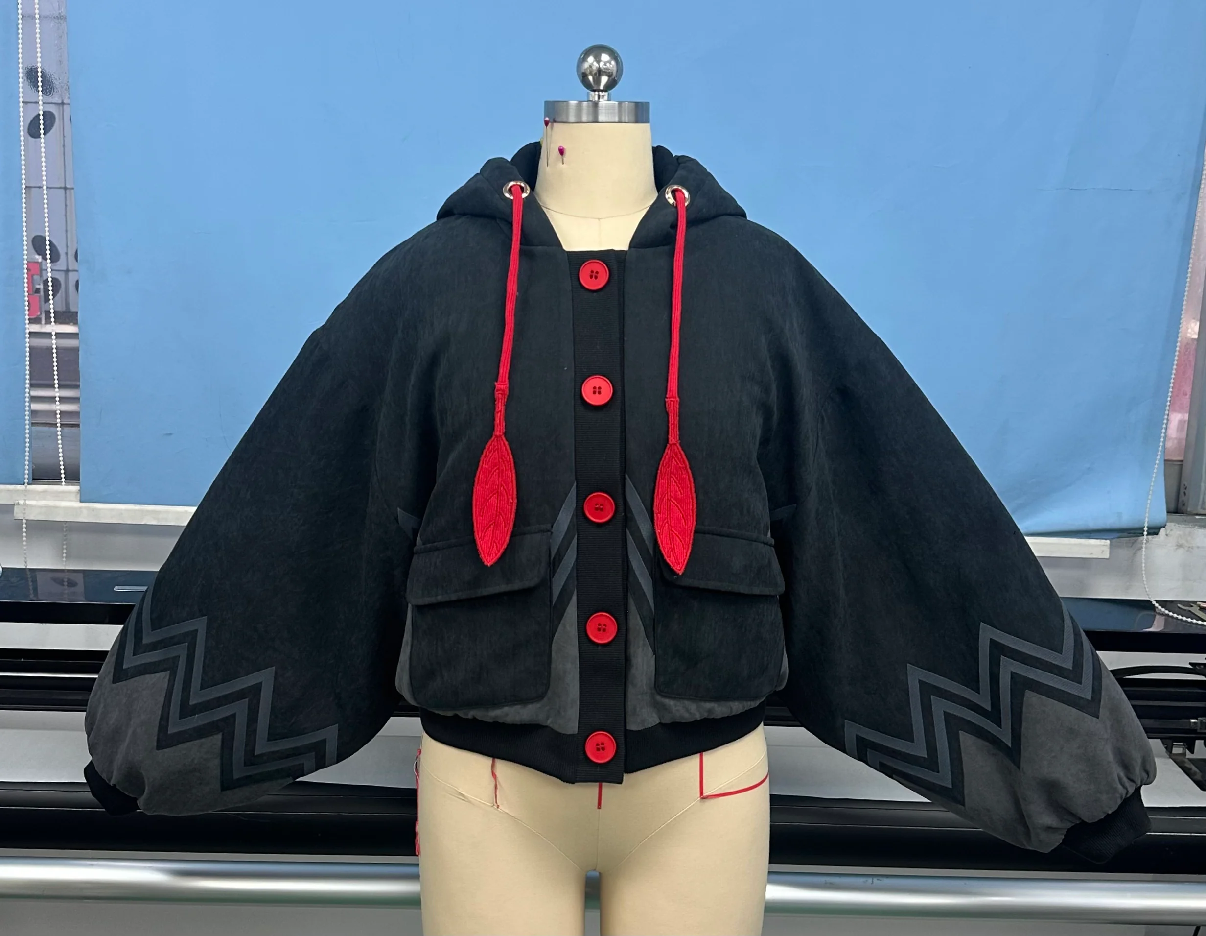 (Pre-Order CLOSED) Mothman Cropped Jacket (ESD June 30th - July 30th, 2026) - Image 3