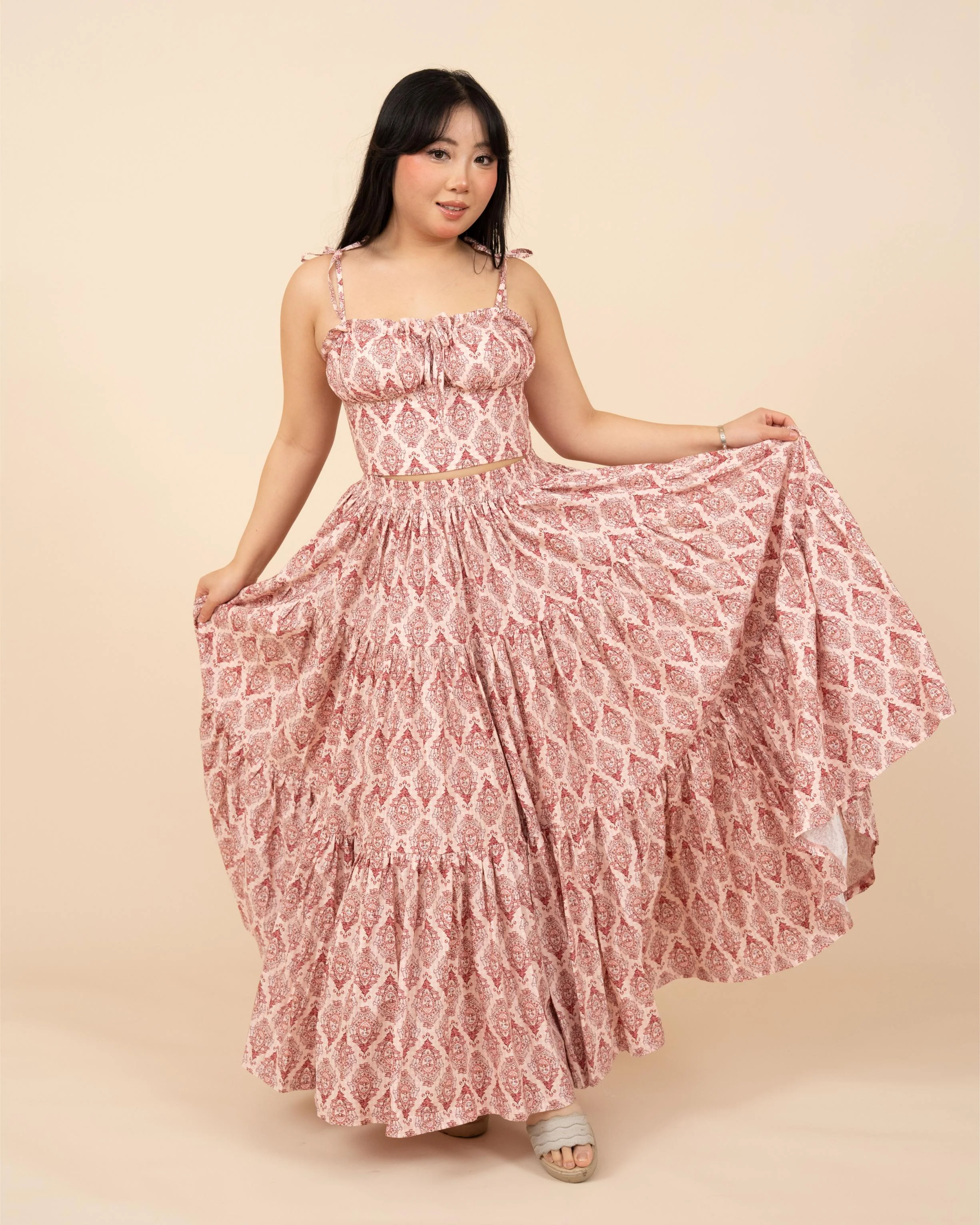 Pink Damask Mushroom Top - Image 5