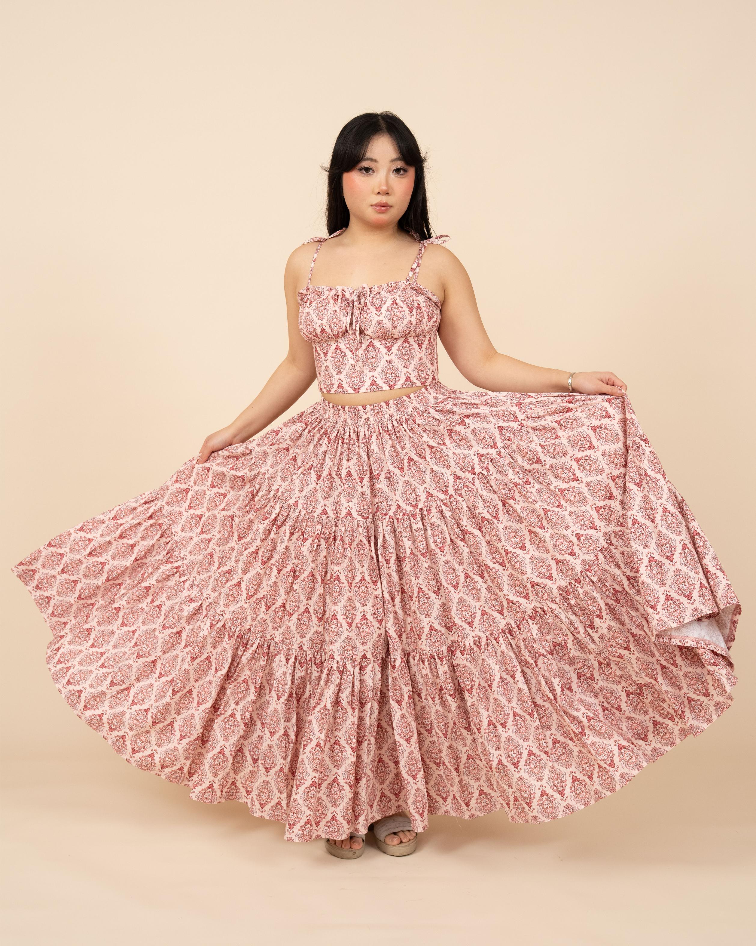 Pink Damask Mushroom Top - Image 6
