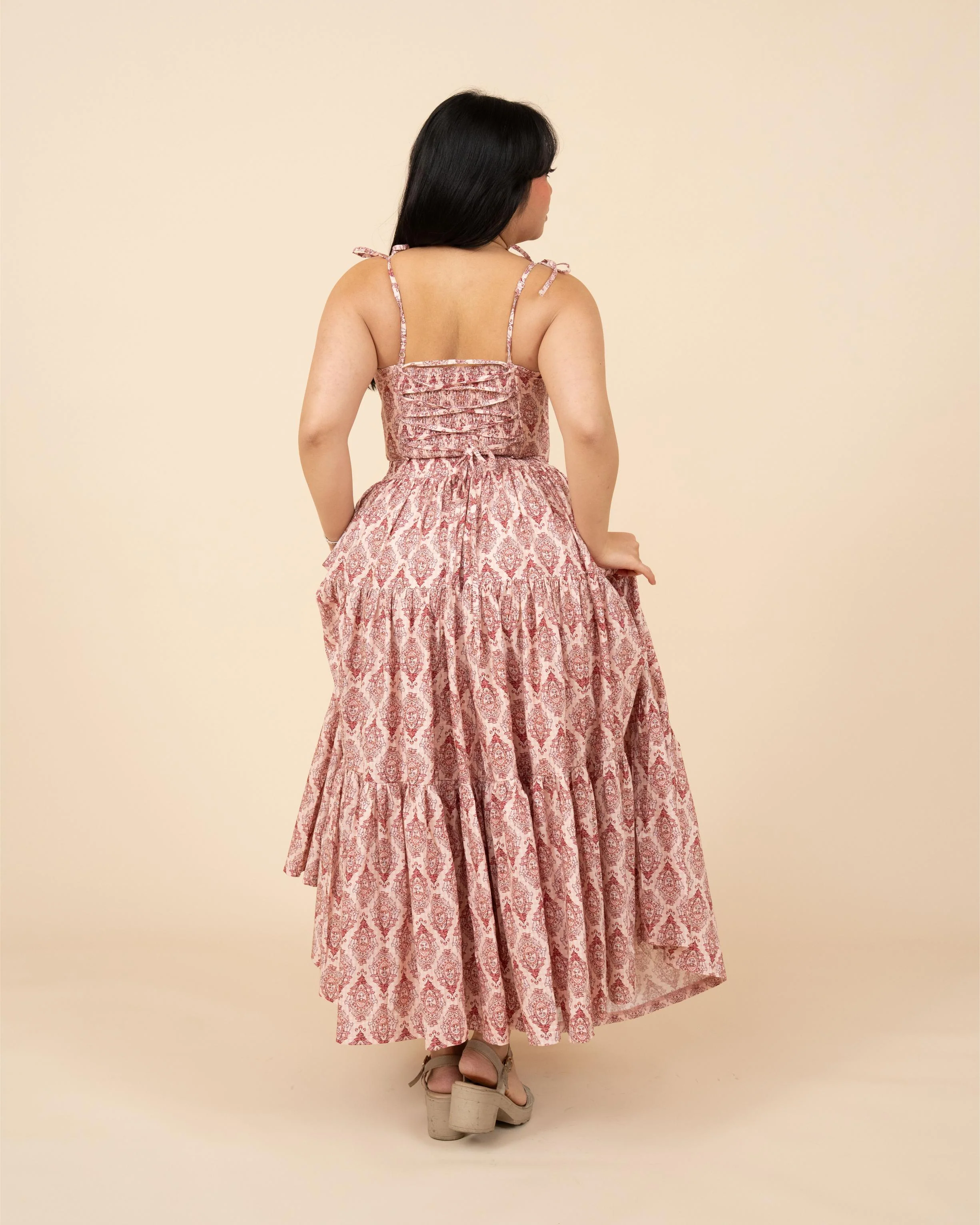 Pink Damask Mushroom Top - Image 8
