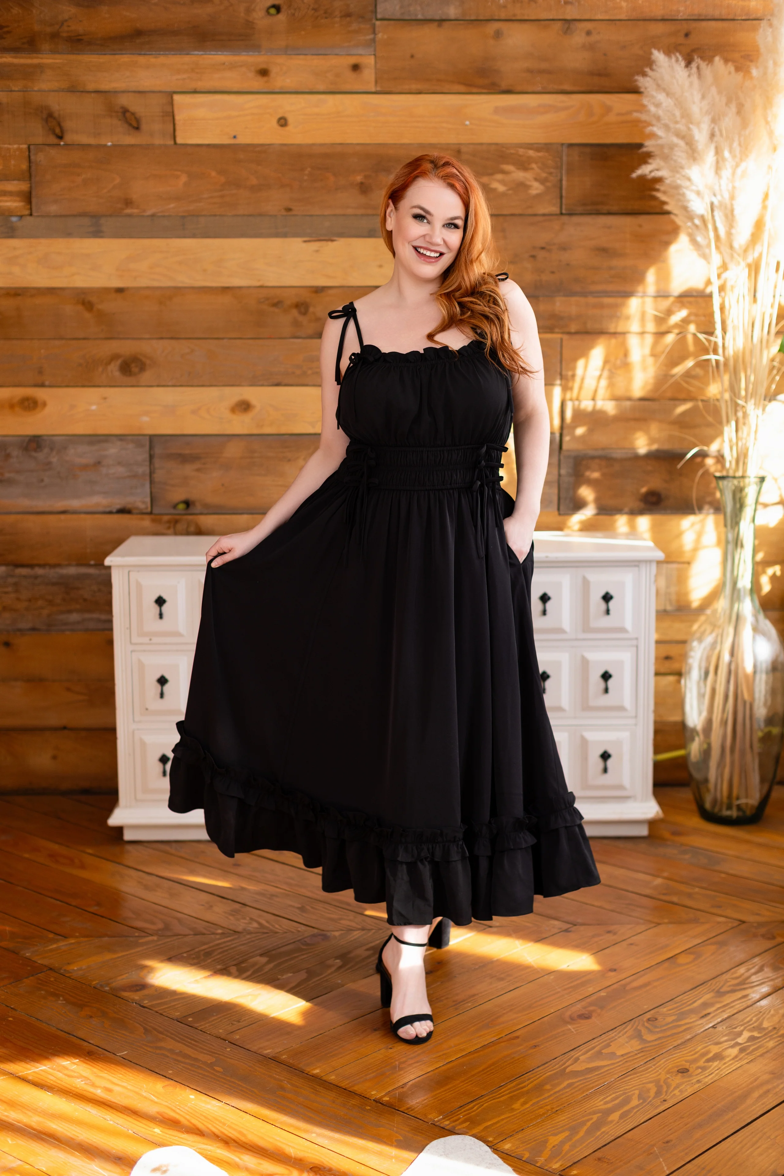 (Pre-Order CLOSED) Fleur Dress in Obsidian Rose (ESD June 30th, 2026) - Image 11