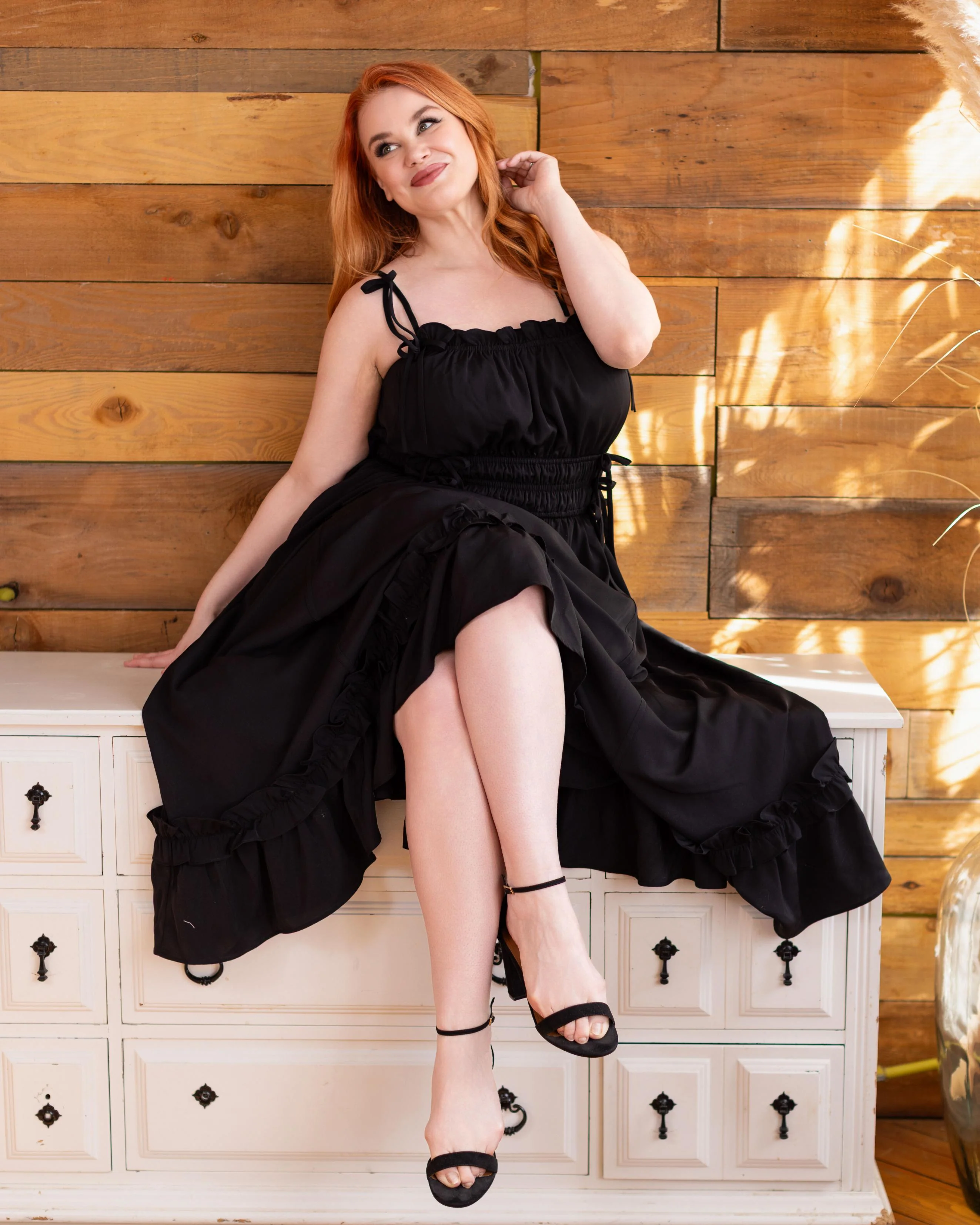 (Pre-Order CLOSED) Fleur Dress in Obsidian Rose (ESD June 30th, 2026) - Image 13