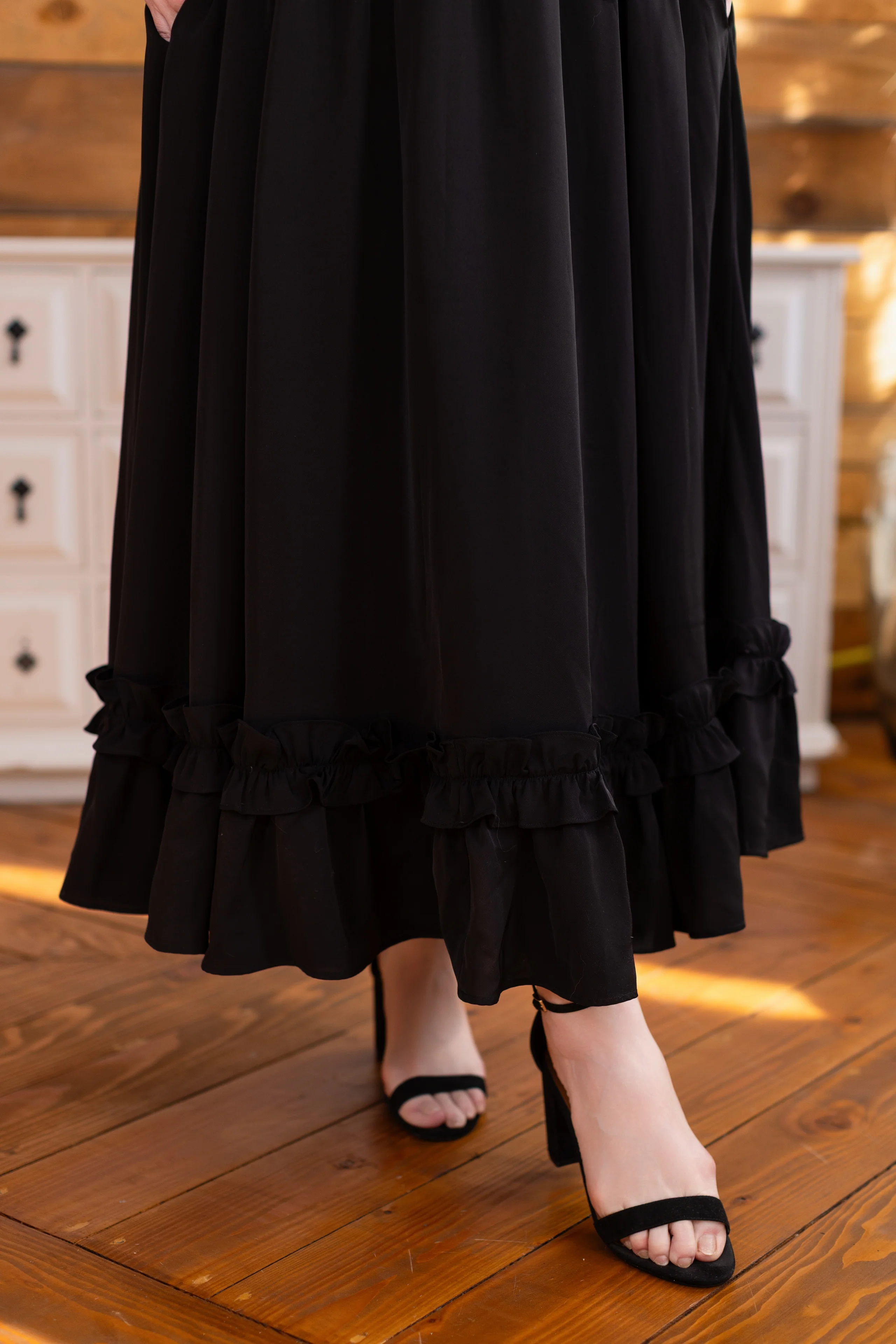 (Pre-Order CLOSED) Fleur Dress in Obsidian Rose (ESD June 30th, 2026) - Image 3