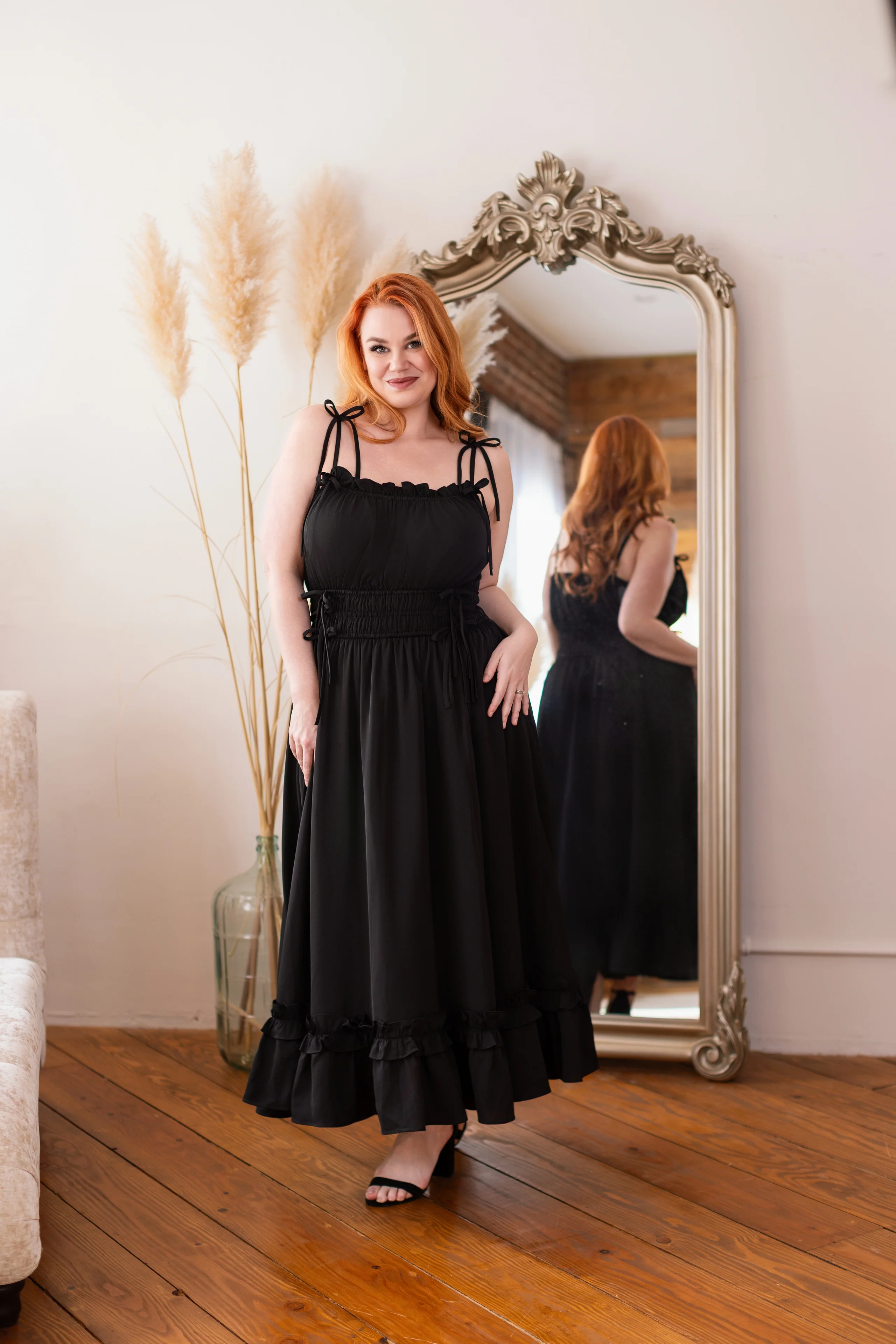 (Pre-Order CLOSED) Fleur Dress in Obsidian Rose (ESD June 30th, 2026) - Image 5
