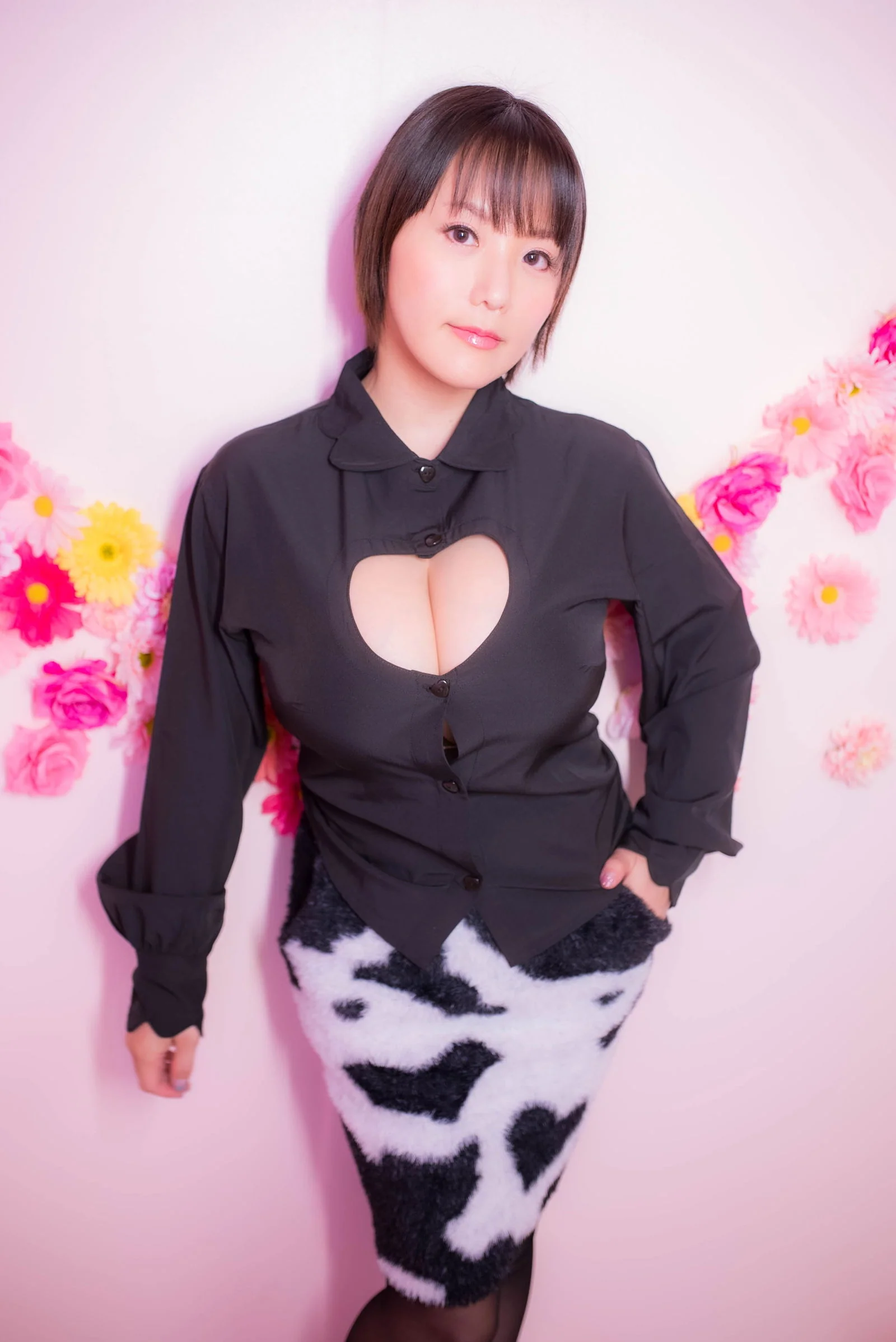 Shibuya's Cow Skirt (Pink) - Image 11