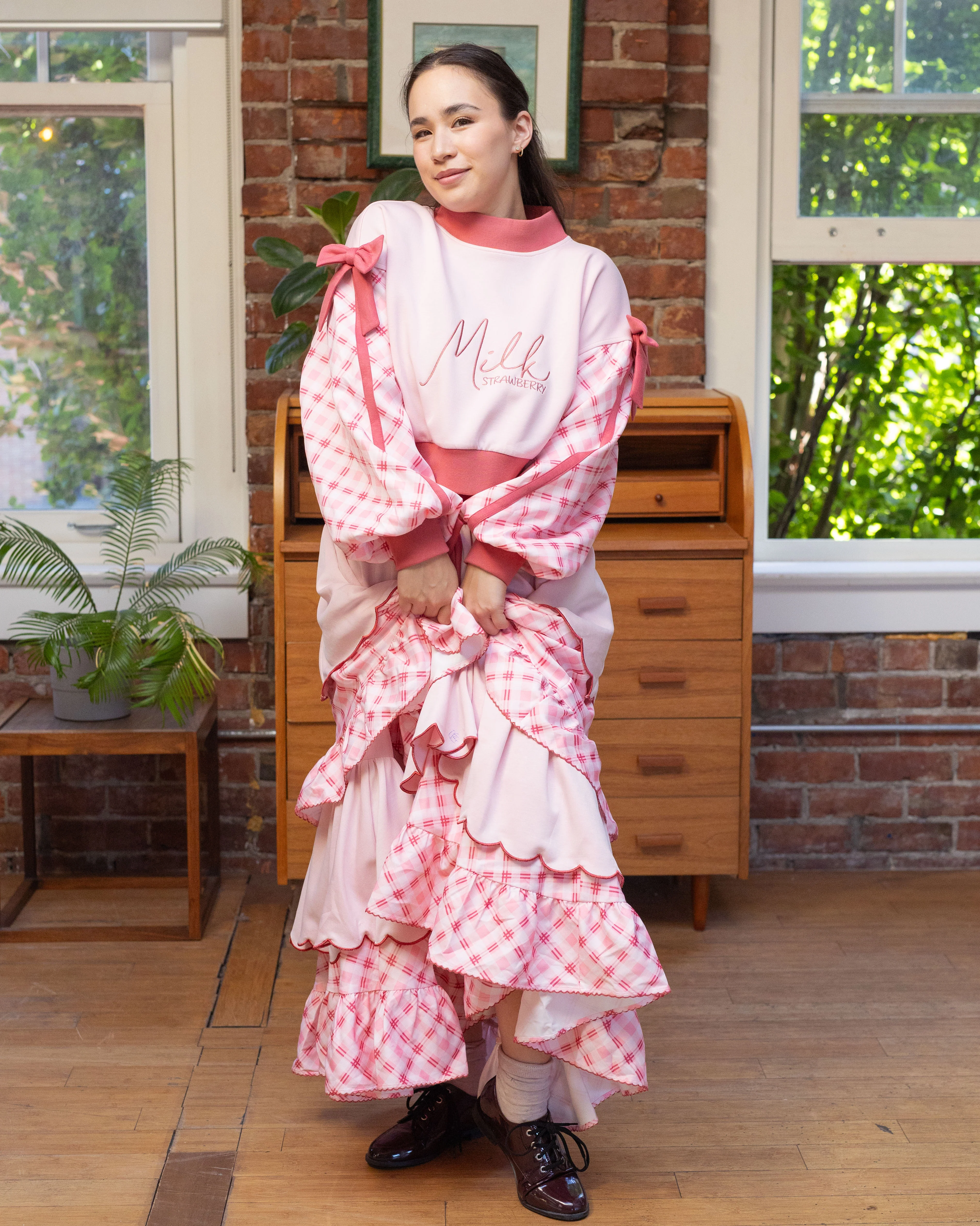 Strawberry Milk Layered Skirt - Image 11