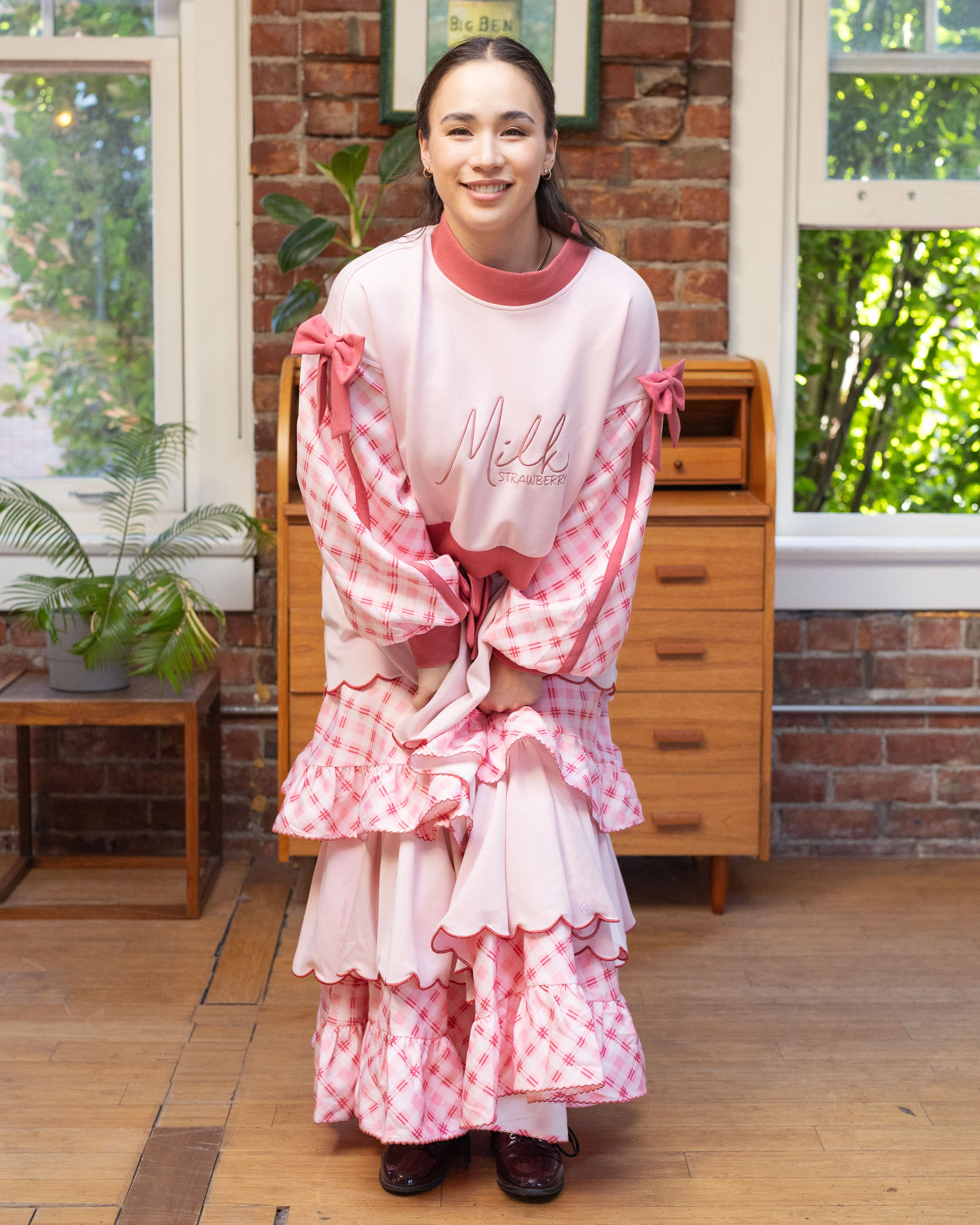 Strawberry Milk Layered Skirt - Image 12