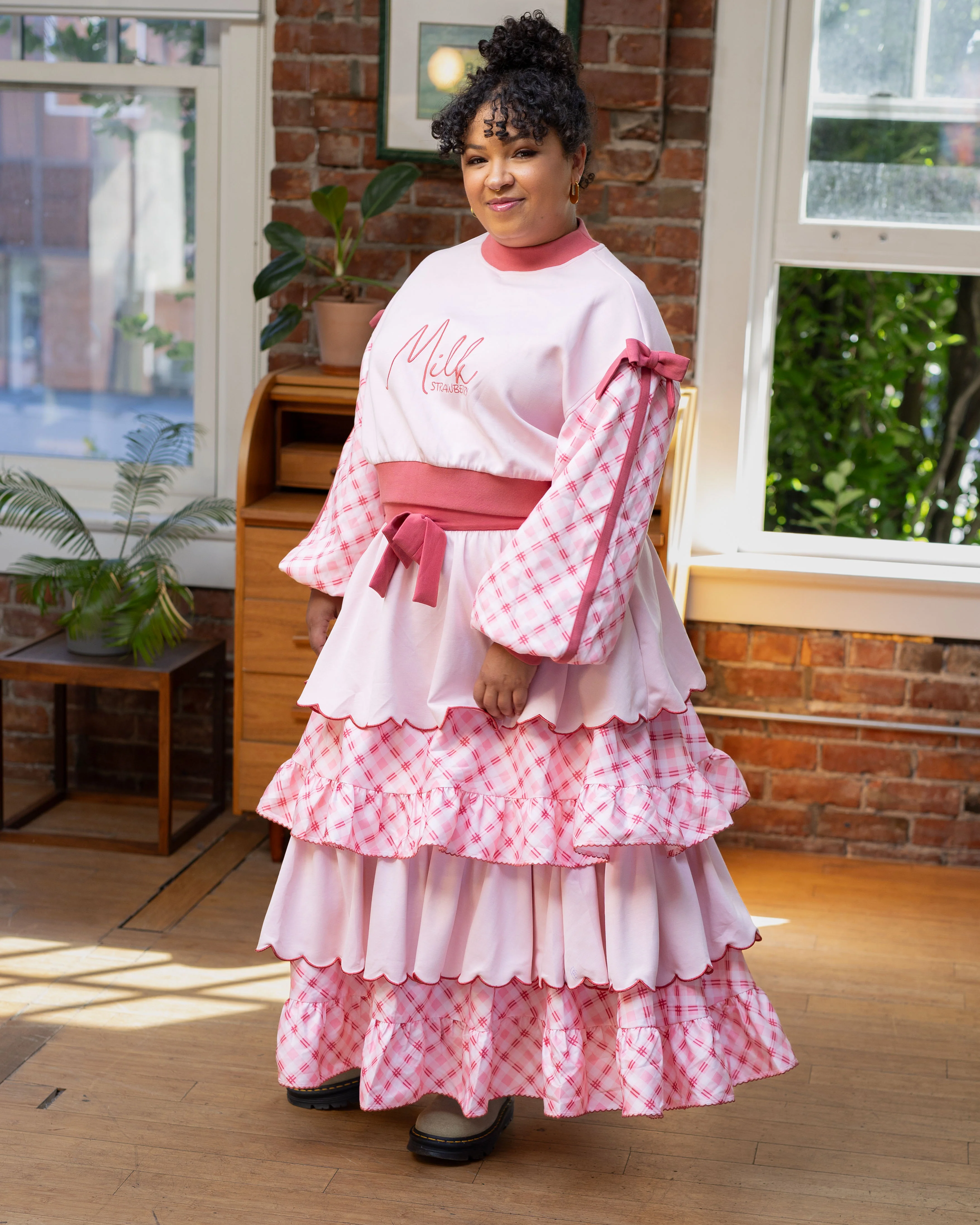 Strawberry Milk Layered Skirt - Image 15