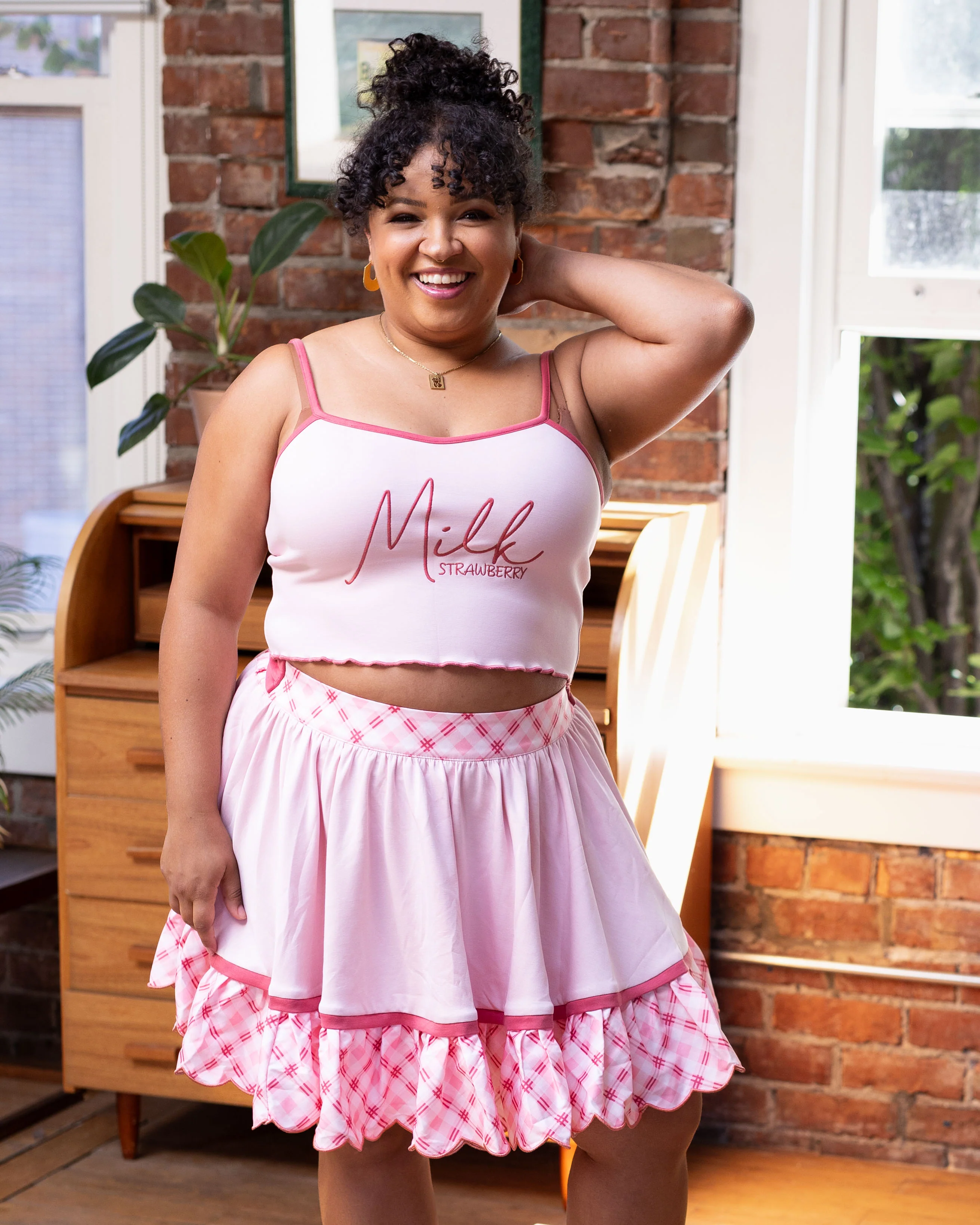 Strawberry Milk Skirt - Image 6