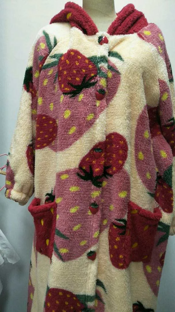Soft & Cozy Strawberry Robe - Image 10