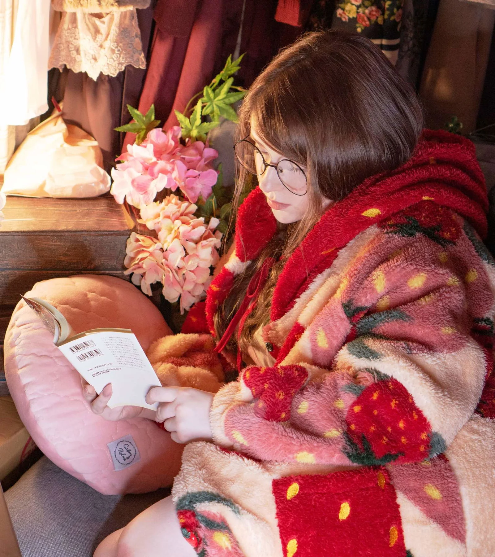 Soft & Cozy Strawberry Robe - Image 7