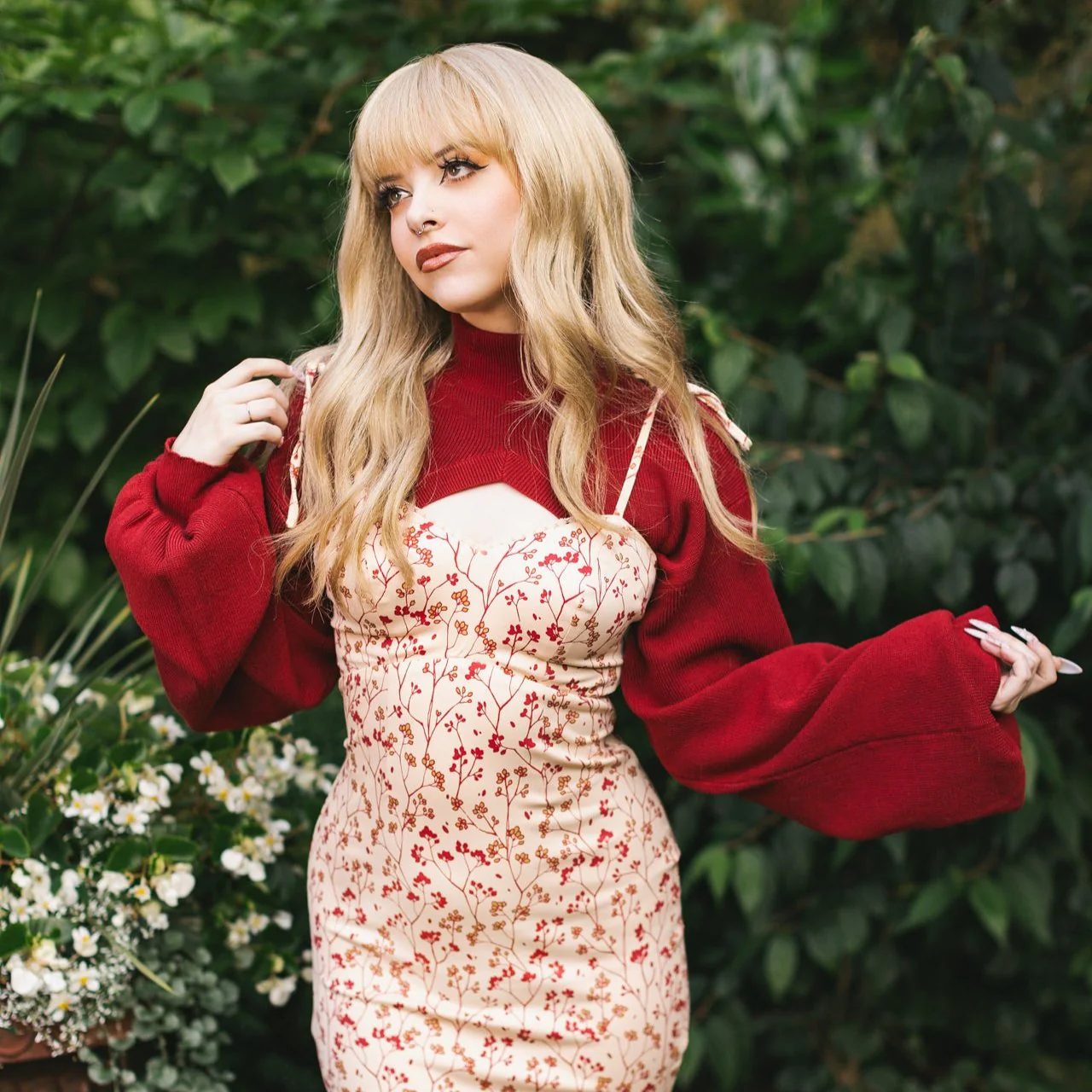 Strawberry "Shirtless Sleeves" Shrug - Image 6