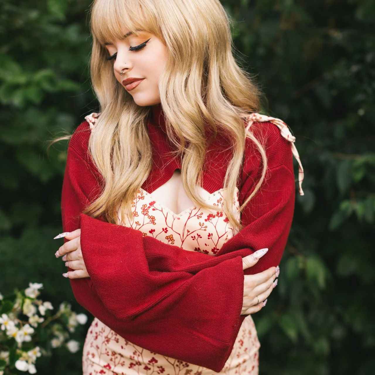 Strawberry "Shirtless Sleeves" Shrug - Image 8